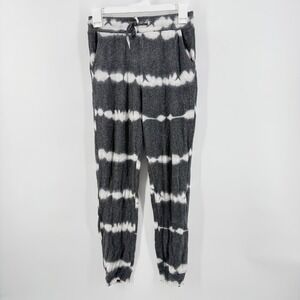 Fornia LA Girls XL 14 Wave Tie-Dye Gray/White Lounge Jogger NWT Cozy Woman Owned